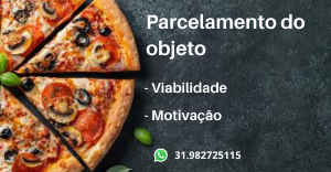 parcelamento do objeto licitado